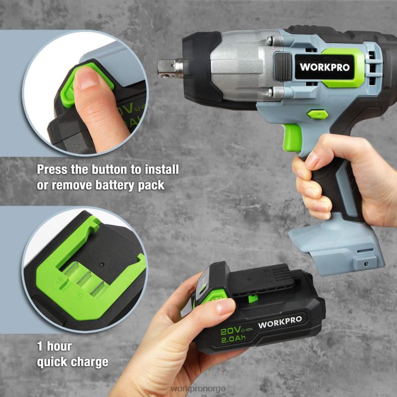 WORKPRO 20v trådløs slagnøkkel & 5 stk tangsett & 16 stk magnetisk skrutrekkersett & 3 stk justerbar skiftenøkkelsett hjelpsom verktøy 622PZ319