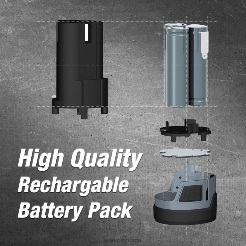 WORKPRO 12v 2.0ah litium-ion batteripakke hjelpsom verktøy 622PZ224