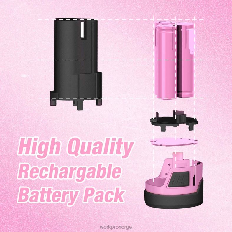 WORKPRO 12v litium-ion erstatningsbatteri for 12v trådløs bormaskin rosa verktøy 622PZ223