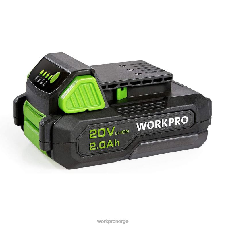 WORKPRO 20v 2.0ah litium-ion batteripakke morden verktøy 622PZ218