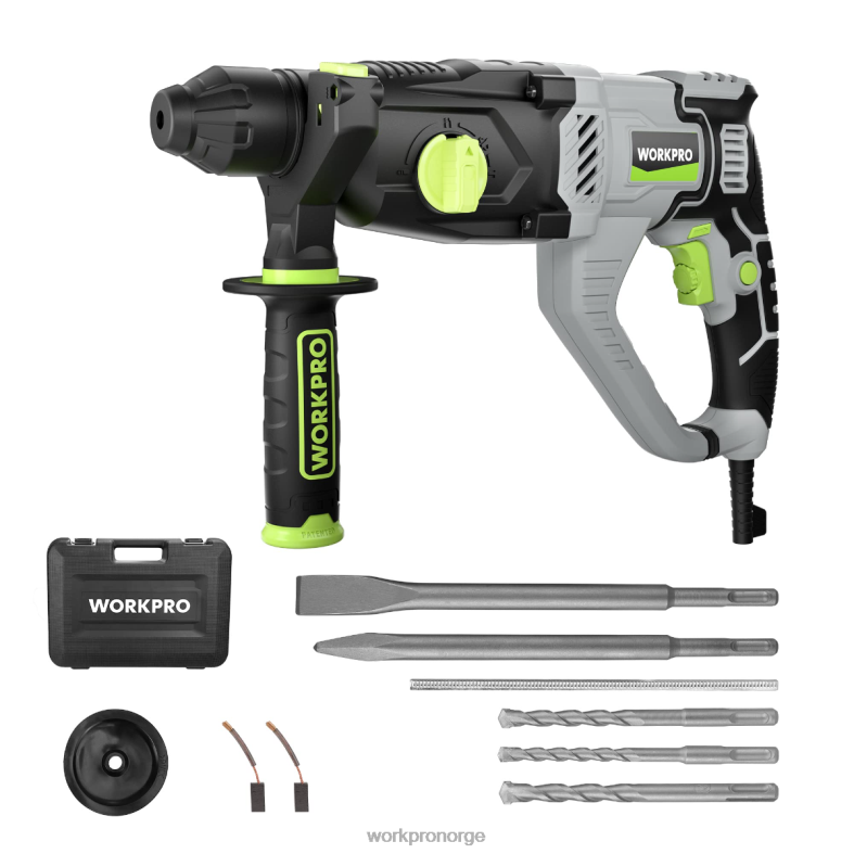 WORKPRO 7,5 amp 1-1/4 tommer premium sds-plus borhammer, lett versjon med ledning nyttig verktøy 622PZ178