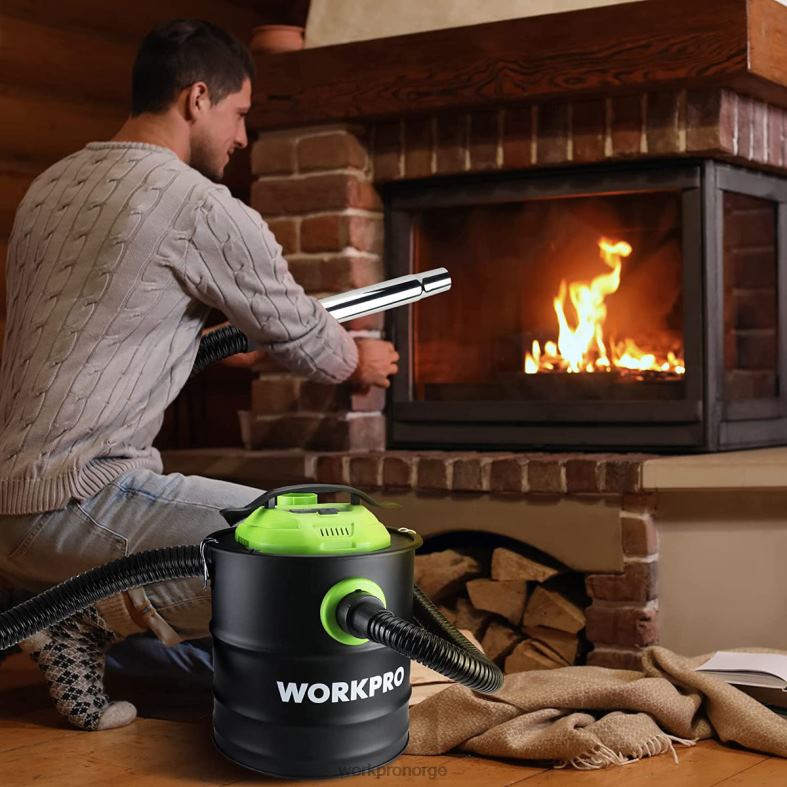WORKPRO 5,2 gallon aske støvsuger, 5,5 peak hestekrefter aske støvsuger med hepa filter hjelpsom verktøy 622PZ212