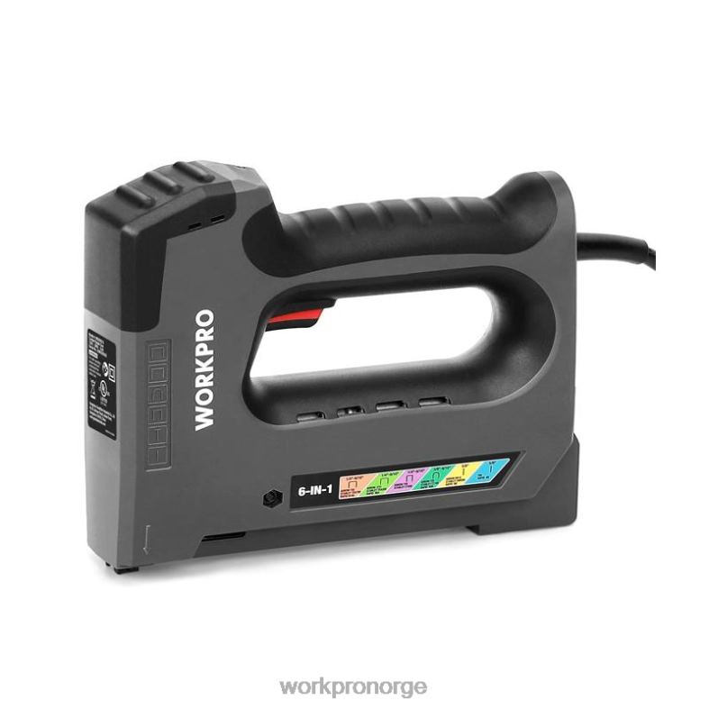 WORKPRO 110v 6 i 1 elektrisk stiftemaskin for trearbeidsprosjekt nyttig verktøy 622PZ167