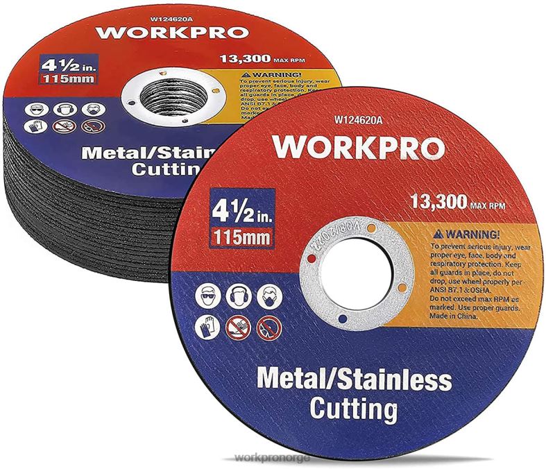 WORKPRO 20 stk metall rustfrie kappeskiver tynn metallkappeskive for vinkelsliper nyttig verktøy 622PZ195