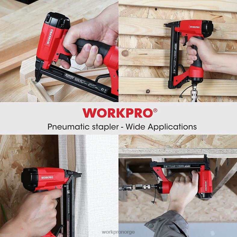 WORKPRO pneumatisk 20 gauge stiftepistol for snekkertrebearbeiding og gjør-det-selv-prosjekter nyttig verktøy 622PZ61