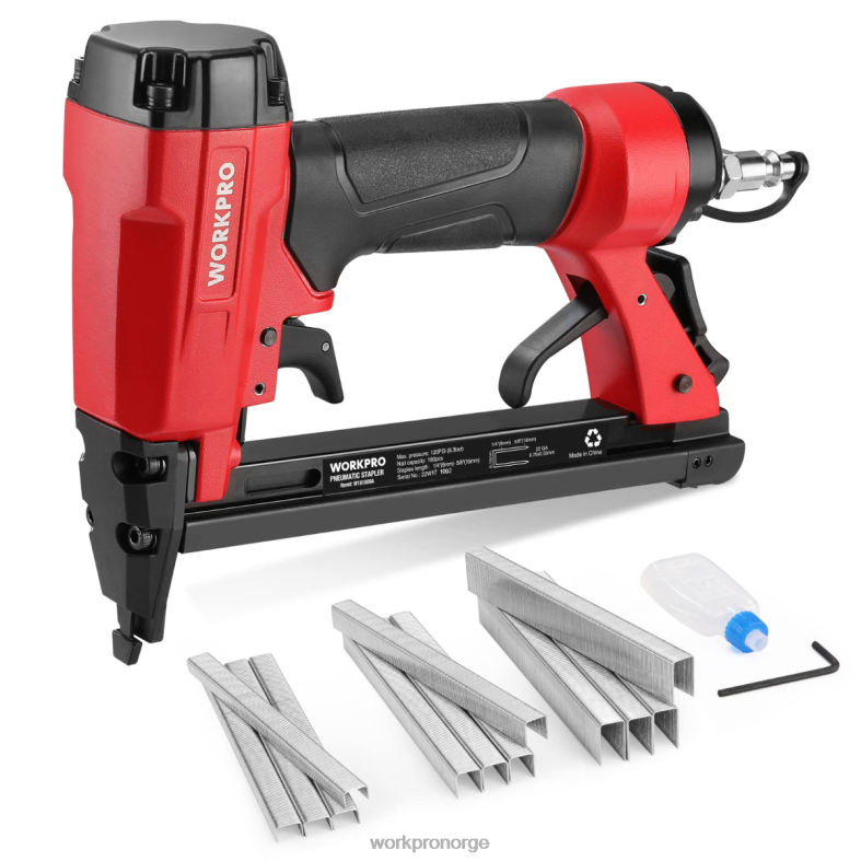 WORKPRO pneumatisk stiftepistol, 8016/7116 stiftemaskin morden verktøy 622PZ182