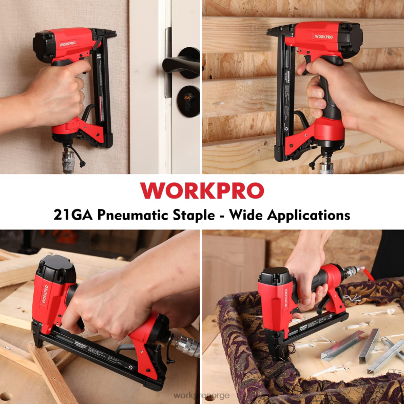 WORKPRO pneumatisk stiftepistol, 8016/7116 stiftemaskin morden verktøy 622PZ182