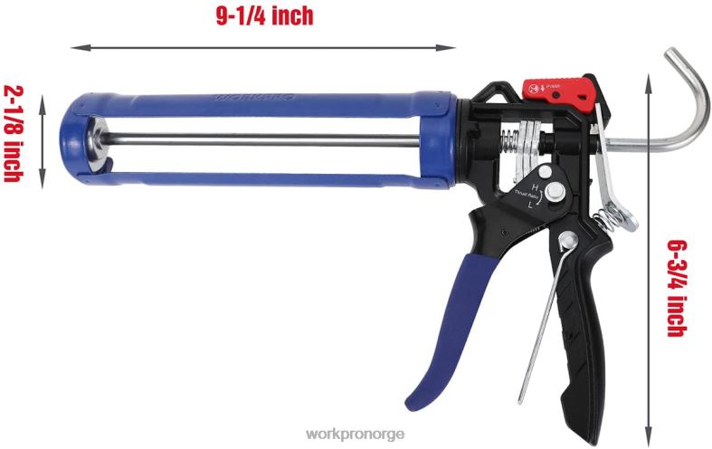 WORKPRO justerbart skyveforhold fugepistol for standard fugerør hjelpsom verktøy 622PZ135
