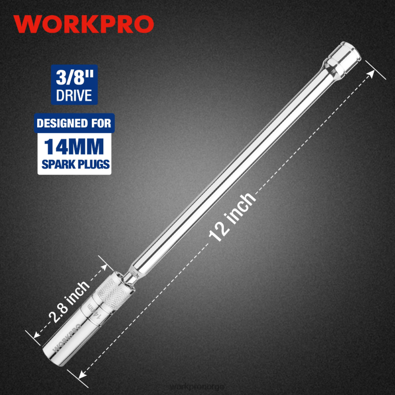WORKPRO magnetisk svingbar tennplugg med tynn veggkontakt morden verktøy 622PZ144