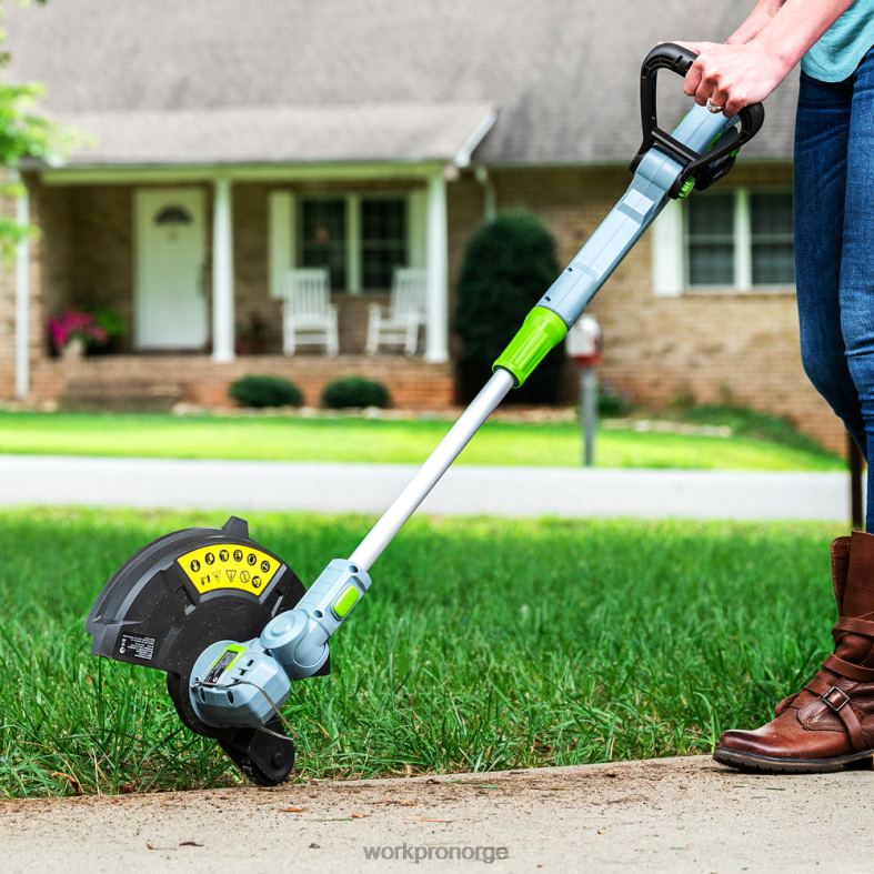 WORKPRO 20v trådløs strengtrimmer / kantklipper 12-tommers med 2ah lithium-ion batteri 1 times hurtiglader 16,4 fot trimmerlinje inkludert hjelpsom verktøy 622PZ293