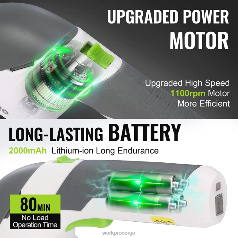 WORKPRO 2 i 1 håndholdt 7,2v elektrisk trådløs buskasakser hekksaks/gressklipper rosa/grønn/hvit verktøy 622PZ269