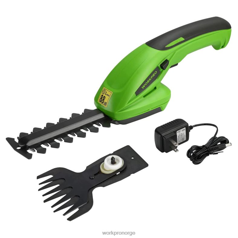 WORKPRO 2 i 1 håndholdt hekksaks 7,2v elektrisk gresstrimmer hekksaks/gressklipper morden verktøy 622PZ294