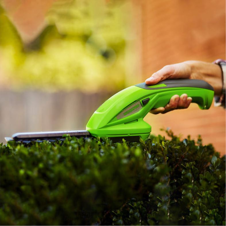 WORKPRO 2 i 1 håndholdt hekksaks 7,2v elektrisk gresstrimmer hekksaks/gressklipper morden verktøy 622PZ294